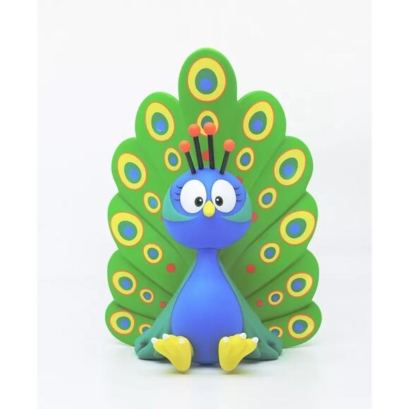 VeeFriends Collectible 6" Vinyl Practical Peacock Figurine - Picture 1 of 2